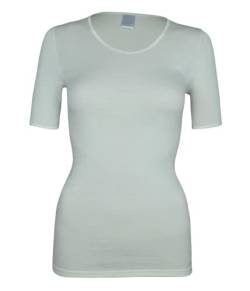 banora Seidenunterhemd für Damen mit ½ Arm (T-Shirt) (Gr. XL, Farbe: naturweiß) von banora