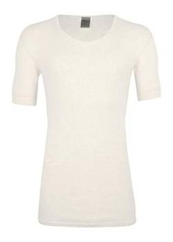 banora Seidenunterhemd für Herren mit 1/2 Arm als T-Shirt oder Unterziehshirt (Gr. M/6, Farbe: naturweiß) von banora
