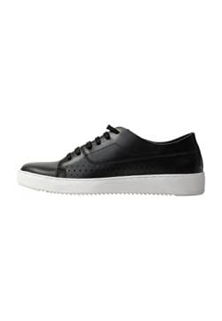 baradello Herren Sneakers aus Leder, SCHWARZ, 44 EU von baradello