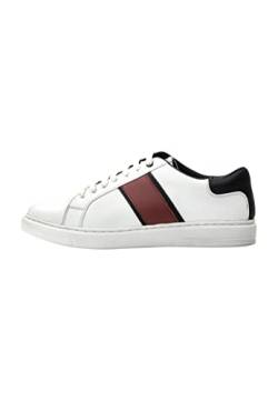 baradello Herren Sneakers aus Leder, Weiss, 40 EU von baradello