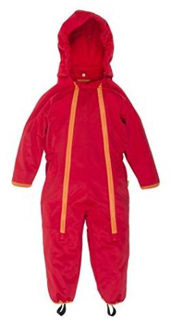 be baby! Baby Softshell Overall (Wassersäule: 10.000 mm), rot, Gr. 68-74 von be baby!