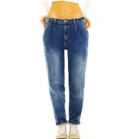 be styled Boyfriend-Jeans Lockere Boyfriend Jeans Hose Oversized Legere Bequem - Damen - j19p-1 mit Stretch-Anteil, 5-Pocket-Style, Tapered-Jeans von be styled