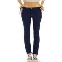 be styled Chinohose Chinos, hüftige Stoffhosen, Jeans Hosen mit Stretch - Damen - j42L in Unifarben von be styled