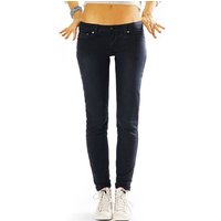 be styled Low-rise-Jeans Low Rise Hüftjeans Hose hüftige Röhrenjeans Skinny - Damen - j18L-1 mit Stretch-Anteil, 5-Pocket-Style von be styled