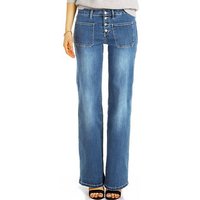 be styled Schlagjeans Bootcut Jeans, medium waist Schlagjeans Hosen - Damen - j16r-1 mit Stretch-Anteil, 5-Pocket-Style von be styled