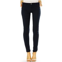 be styled Skinny-fit-Jeans Low Waist Hose enge Hüftjeans Skinny Hosen - Damen - j19e-1 (34-tlg) mit Stretch-Anteil, 5-Pocket-Style von be styled