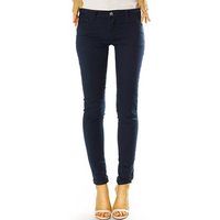 be styled Skinny-fit-Jeans Low Waist Hose enge Hüftjeans Skinny Hosen - Damen - j19e-1 (40-tlg) mit Stretch-Anteil, 5-Pocket-Style von be styled