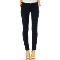 be styled Skinny-fit-Jeans Low Waist Hose enge Hüftjeans Skinny Hosen - Damen - j19e-1 (40-tlg) mit Stretch-Anteil, 5-Pocket-Style von be styled