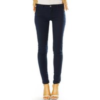 be styled Skinny-fit-Jeans Low Waist Hose enge Hüftjeans Skinny Hosen - Damen - j19e-1 (42-tlg) mit Stretch-Anteil, 5-Pocket-Style von be styled