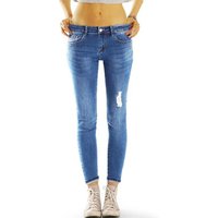 be styled Skinny-fit-Jeans medium waist Rohrenjeans Hose, zerrissene effekte j30g-2 destroyed von be styled