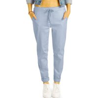 be styled Stoffhose Leichte Sommer Stoffhosen, bequem geschnittene Hosen - Damen - h29a in Unifarben, mit Stretch-Anteil von be styled