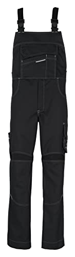 beb Flex Herren Latzhose Schwarz 65% Polyester 35% Baumwolle Fairtrade Größe 56 von beb