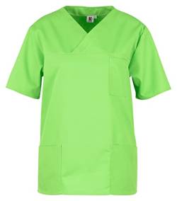 beb Kasack Basic Unisex Medizinisches Schlupfhemd, Apfelgrün, M von beb