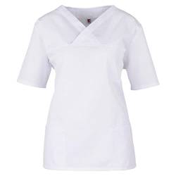 beb Unisex Kasack Basic Medizinisches Schlupfhemd, Weiß, 3XL von beb
