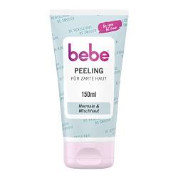 bebe Peeling für zarte Haut (150 g), sanfte Gesichtsreinigung mit Aprikosenextrakt & -Duft, gründliche Hautreinigung für normale Haut & Mischhaut von bebe