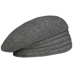 bedacht Wool Mix Strickbaske Baske Baskenmütze Winterbaske Damenbaske (One Size - grau) von bedacht