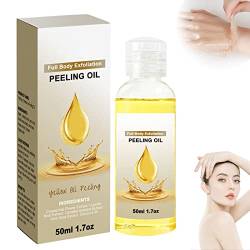 FullBody Exfoliation PeelingOil, Body Exfoliate Peeling Oil, Old Yellow Peeling Oil, 2023 New Old Natural Spot Yellow Peeling Oil (1 Pcs) von behound