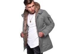 Parka BEHYPE "GK-1" Gr. M, grau Herren Jacken Parkas von behype