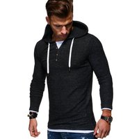 behype Kapuzensweatshirt HENRAY in trendiger 2-in-1-Optik von behype