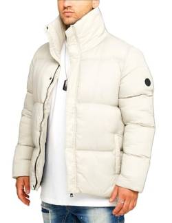 behype. Herren warme Winterjacke Puffer-Jacke Steppjacke Jacket J13-Stone-L von behype.