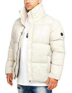 behype. Herren warme Winterjacke Puffer-Jacke Steppjacke Jacket J13-Stone-XL von behype.