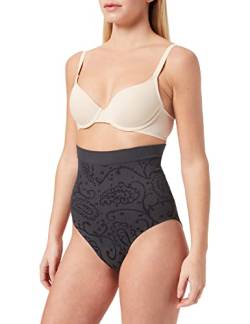 Belly cloud Damen Miederslip allover big, Paisley, Grau (anthrazit 004), Gr. 38 (M) von belly cloud