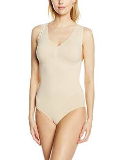 belly cloud Damen Body figurformend mit V-Ausschnitt, Beige (sand 996), XL von belly cloud