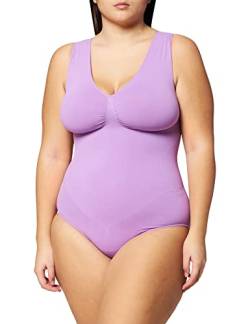 belly cloud Damen Body figurformend mit V-Ausschnitt, Violett (african violet), XXL von belly cloud