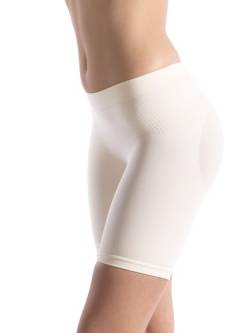 belly cloud Damen Miederhose figurformend, Gr. 40/42 (L), Elfenbein (champagner) von belly cloud