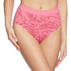 belly cloud Damen Miederslip 6453 Paisley, Rosa (hot pink 522), 46 (Herstellergröße: XL) von belly cloud