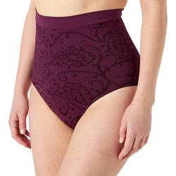 belly cloud Damen Miederslip Taillenslip Allover Big Paisley, Violett (Aubergine 853), 44 (Herstellergröße: XL) von belly cloud