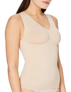 belly cloud Damen Shape, Meryl Skinlife, Seamless Shapewear, figurformend Formendes Top, Beige (Sand 996), 40 (Herstellergröße: M) von belly cloud