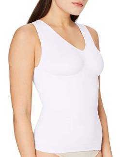 belly cloud Damen Shape, Meryl Skinlife, Seamless Shapewear, figurformend Formendes Top, Weiß (Weiß 099), 44 (Herstellergröße: L) von belly cloud