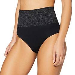 belly cloud Damen Shape-Slip Shape&Glam figurformend, Seamless Miederslip, Schwarz (Schwarz 001), 44 (Herstellergröße: L) von belly cloud