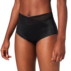 belly cloud Damen Slip figurformender Seamless Slip, Gr. 40/42 (L), Schwarz (schwarz) von belly cloud