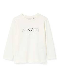 bellybutton Baby-Jungen Langarmshirt T-Shirt, Cloud Dancer|White, 50 von bellybutton