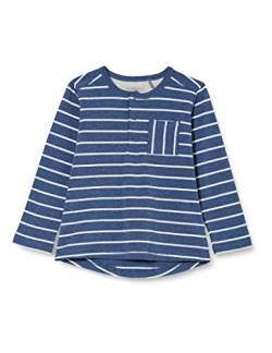 bellybutton Baby-Jungen Langarmshirt T-Shirt, y/d Stripe|Multicolored, 80 von bellybutton