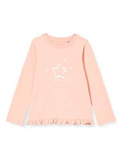 bellybutton Baby-Mädchen Langarmshirt T-Shirt, Silver pink|Rose, 68 von bellybutton
