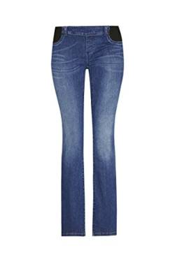 bellybutton Maternity Damen Jeans Bootcut mit elastischen Tasch Umstandsjeans, Blau (Blue 0013), 32 von bellybutton