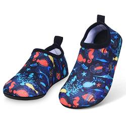 Badeschuhe Kinder Wasserschuhe Schwimmschuhe,Strandschuhe Barfußschuhe Jungen Mädchen Aquaschuhe Baby rutschfeste Surfschuhe Sportschuhe Aquasocken Schwimmbad Urlaub Must Haves von benpen