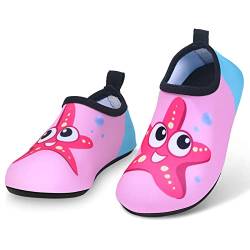 Badeschuhe Kinder Wasserschuhe Schwimmschuhe,Strandschuhe Barfußschuhe Jungen Mädchen Aquaschuhe Baby rutschfeste Surfschuhe Sportschuhe Aquasocken Schwimmbad Urlaub Must Haves von benpen