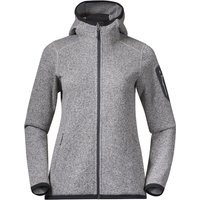 Bergans Damen Kamphaug Knitted Hoodie Jacke von bergans