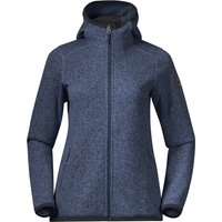 Bergans Damen Kamphaug Knitted Hoodie Jacke von bergans