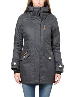 berydale Damen Funktions-Parka mit Thermo-Wattierung gegen Kälte, wasser- und winddicht, atmungsaktiv, mit Kapuze und Daumenschlaufen von berydale