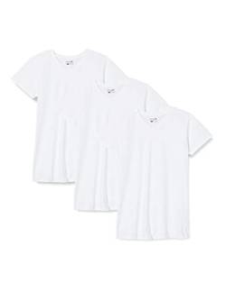 berydale Damen T-Shirt Bd158, Weiß - 3er Pack, L von berydale