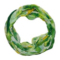 beybey® Batik Damen Seide Loop Schal in unheimlich schönen Farben herrlich fein - exclusiver Seidenschal (grün) von beybey
