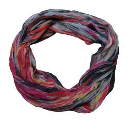 beybey® Trance Edition Damen Seide Loop Schal in herrlichen Farben - ein Seidenschal zum Verlieben (Intense bunt) von beybey