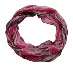 beybey® Trance Edition Damen Seide Loop Schal in herrlichen Farben - ein Seidenschal zum Verlieben (Intense rosa) von beybey