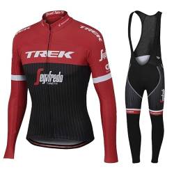 beyleaycau Fahrradtrikot Langarm Herren Radsport-Set mit Trägerhose Herbst Schnell trocknend Atmungsaktiv Individuelle Pro Team Ausrüstung von beyleaycau