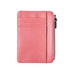 biJerou Dünne Brieftasche Herren Men 's Fashion-Black Multi-Card Card Halter Brieftasche Brieftasche Damen Klein Vintage (Pink, One Size) von biJerou